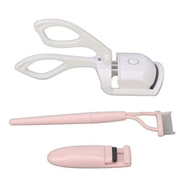Imagem de Curvador De Cílios Aquecido Portátil, Kit De Enrolador De Cílios Elétrico Usb Com Pente De Cílios, Curvador De Cílios Aquecido Recarregável Para Cílios Naturais