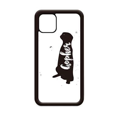 Imagem de Capa Girafa Preto e Branco Animal para iPhone 11 Pro Max Capa para Apple Mobile Case