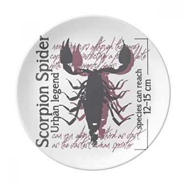 Imagem de Discover World Placa de organismo marinho lagosta decorativa de porcelana salver louça de jantar