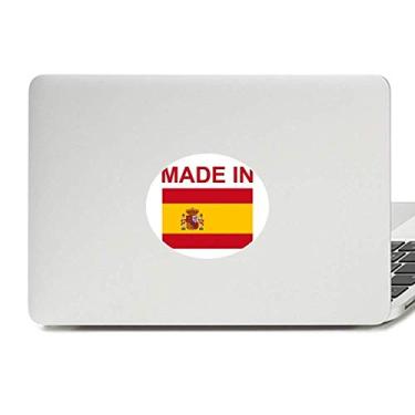 Imagem de Adesivo de notebook com emblema de vinil Made in Spain Country Love