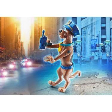 Imagem de Playmobil - Scooby-Doo! Figura Colecionável Polícia - Sunny Brinquedos