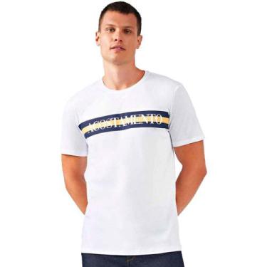 Imagem de Camiseta Acostamento Basic Line O23 Branco Masculino