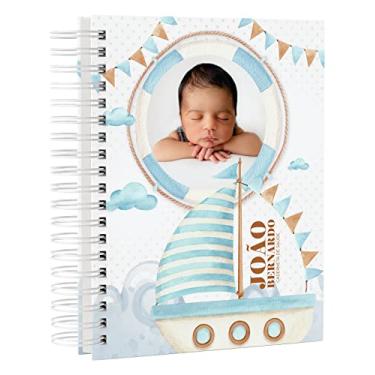 Imagem de Caderneta De Vacinação Atualizada Tema MARINHEIRO com Foto e Nome