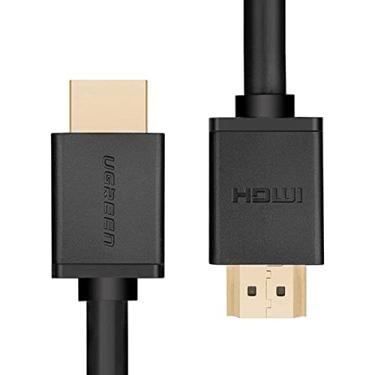 Imagem de QCYDOBRASIL Cabo HDMI 3 Metros 4K 3D 10.2Gbps Compatível com TV, Monitor, Xbox, PlayStation, Blu-Ray - Preto