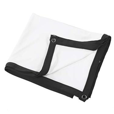 Imagem de Zhiyavex Projetor Portátil de Tela 16:9, Cortina de Projeção Leve e Dobrável, Excelente Ferramenta de Projeção de Vídeo para Home Theater, Cinema Em Ambientes Internos e Externos (120 polegadas)