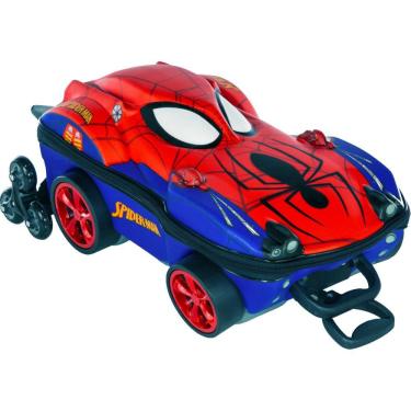 Imagem de Mochila de Rodinhas 3D Maxtoy Homem Aranha Vermelho