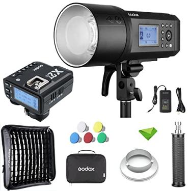 Imagem de Godox AD600Pro 600Ws TTL Flash + Godox X2T-S Trigger para Sony com Godox 60 * 60cm Softbox 2.4G 1/8000s 2600mAh Bateria, 0.01-0.9s Reciclar Strobe Flash Outdoor Speedlight