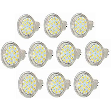 Imagem de Lâmpadas De Lâmpadas De LED, Refletor De Lâmpada De LED, GU4 AC/DC 12V 3W MR11-40W Base GU4 Equivalente - Para Casa, Embutido, Destaque, Iluminação De Trilhos, Pacote Com 10,branco Frio,YUYANAIAI