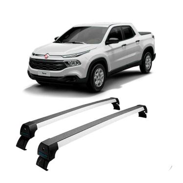 Imagem de Rack de Teto Alumínio Fiat Toro 2016 até 2023  Sem Longarina - Long Life