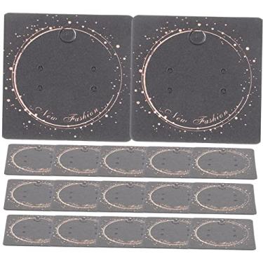 Imagem de BESTOYARD 30 Peças De Cartão De Exibição De Brincos Brincos De Cartão Etiquetas De Brinco Porta-Brincos Porta-Joias Cartões Pingente Colar Exibição De Joias Para Vender Rack De