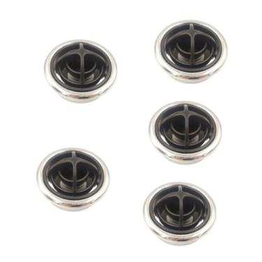 Imagem de ibasenice 5 Peças Saída De Ar Condicionado Do Carro Rv Saída De Ar Condicionado Saída De Ar Redonda Saída De Ar Condicionado Rv Saída De Ar Aire Acondicionado Saída De Ar Redonda Ar