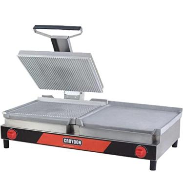 Imagem de Sanduícheira Conjugada à Gás Chapa Estriada SCGE-G - Croydon