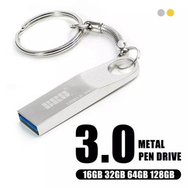 Imagem de BRU metal pendrive Usb flash drive gb gb 64 32 16gb 128gb usb 3.0 vara pen drive à prova d' água 3.0