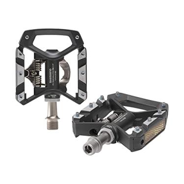 Imagem de Conjunto de pedal Shimano Deore XT PD-T8000 SPD Trekking MTB Bike Bike Track sem clipe 9/16 SM-SH56 chuteiras embalagem de varejo