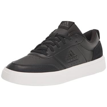 Imagem de adidas Park Street Tênis masculino, Preto/Preto/Branco, 40