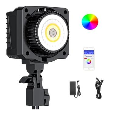 Imagem de Sokani X60 Mini RGB LED Luz de vídeo CCT 2800K-10000K Bowens Mount Iluminação de saída contínua com controle de APP para fotografia