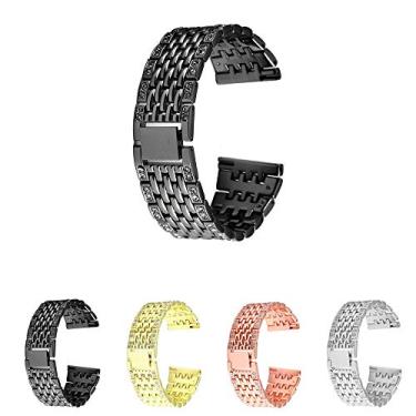 Imagem de Pulseira Luxury para Samsung Gear S3 Frontier - Gear S3 Classic - Galaxy Watch bt 46mm - Marca Ltimports (Preto)