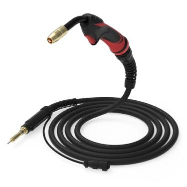 Imagem de YESWELDER Tocha de pistola de solda MIG Stinger 100A 10' substituição Hobart H100S4-10 245926 para manipulador 190/210/210MVP