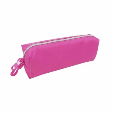 Imagem de Estojo Escolar Simples Daterra Lona Grande Rosa Pink 810844
