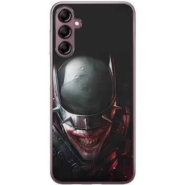 Imagem de ERT GROUP Capa de celular para Samsung A14 4G/5G original e oficialmente licenciada DC padrão Batman Who Laughs 002 otimamente adaptada à forma do celular, capa feita de TPU
