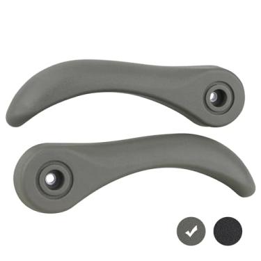 Imagem de APPERFiT Alavanca de ajuste de alça reclinável de assento cinza (par) compatível com Chevy Blazer Colorado S10, GMC Canyon Jimmy Sonoma, Oldsmobile Bravada 89039094 89039102