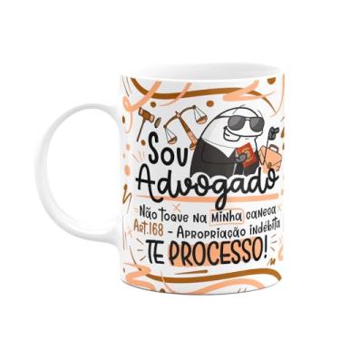 Imagem de JPS INFO, Caneca Flork Profissões - Sou advogado - M2