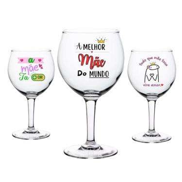 Imagem de 1 Taça Vidro Gin/Vodka 630ml Drinks Personalizada Dia Das Mães Lembrancinha Decorada Flork Meme A Mãe Ta On Melhor Mãe Do Mundo Presente Criativo (Melhor mãe do mundo)