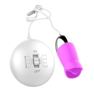 Imagem de Cápsula vibratória com controle remoto – ROSA (LILÁS)