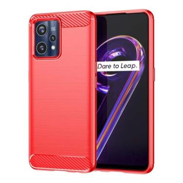 Imagem de Capas para Realme Narzo 50 Pro.Caso básico,Botão de pressão flexível / 360 ° Proteção completa,Anti-fingerpirnts