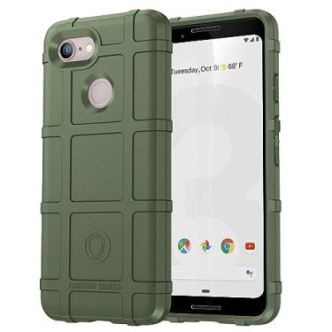 Imagem de Capas para Google Pixel 3a.Caso básico,Botão de pressão flexível / 360 ° Proteção completa,Escudo Rugged