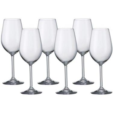 Imagem de Jogo De Taças Para Vinho Cristal 450ml - 6 Peças Bohemia Gastro 4S032/