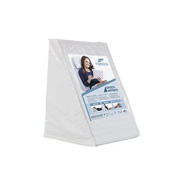Imagem de Travesseiro Triangular Encosto Anatômico – Branco - Fibrasca