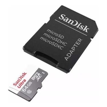 Imagem de Cartão Micro Sd Sdhc Ultra 64gb Classe 10 Lacrado - Sandisk