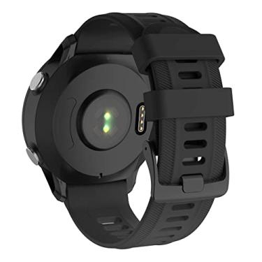 Imagem de ISABAKE Pulseira para Garmin Forerunner 955/Forerunner 945/Forerunner 935, compatível com Fenix 5/Fenix 5plus/Fenix 6/ Fenix 6 Pro/Approach S60, pulseiras de substituição de silicone macio de 22 mm, 20MM, silicone