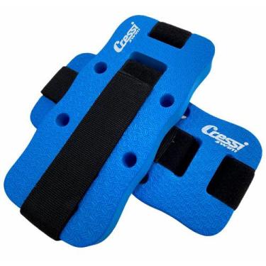 Imagem de Caneleira de Hidroginástica Cressi Kick Power 2 a 3 Kg, Azul