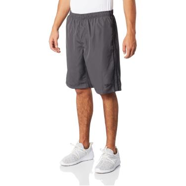 Imagem de Bermuda de Natação, Speedo, Bold, Microfibra com Recortes Contrastantes, tamanho P - Cinza/Preto