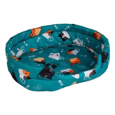 Imagem de Cama pet soft 54x13x45cm VERDE - ZEIN