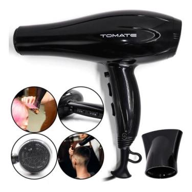 Imagem de Secador Cabelo Profissional Alta Potência 1900w - Tomate, 220V