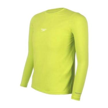 Imagem de Camiseta T-SHIRT Speedo Manga Longa Infantil Proteçao UV, Limonada, 4