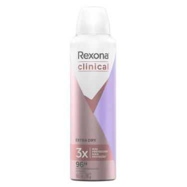 Imagem de Desodorante Aerosol Rexona Clinical Extra Dry 91g