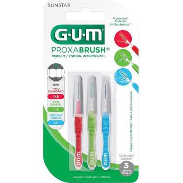 Imagem de Escova Interdental Proxabrush Mixed / Mista GUM - Sunstar