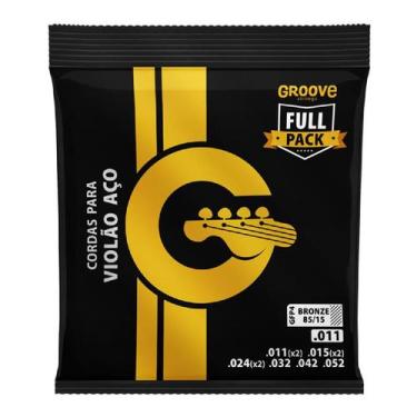 Imagem de Encordoamento violao groove gfp4 full pack 0.011  - ( i - 2 /  24 )
