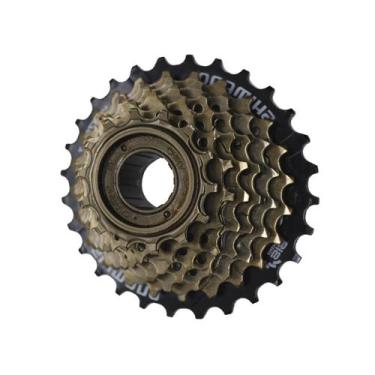 Imagem de Catraca Roda Livre Shimano Index 7v Tz21 Bronze com Preto