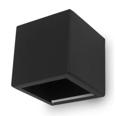 Imagem de Arandela 1 Facho Parede Externa/Interna Pergolado Preta - Lcg Eletro