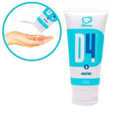 Imagem de Lubrificante Íntimo Neutro D4 Sexy Fantasy 60g