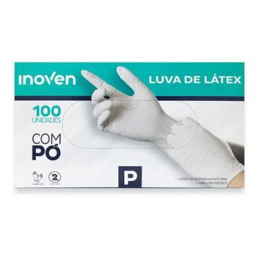 Imagem de Luva De Látex Branca Com Pó Inoven Tamanho P, Látex com pó procediment