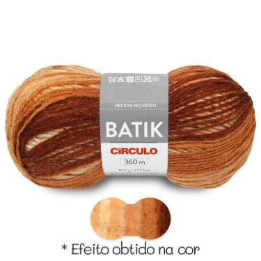 Imagem de Lã Batik Círculo 100g 360 metros - Circulo, 9501 Argila