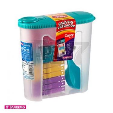 Imagem de Pote Porta Sabão Promo Plastico 2,35l com Dosador Sanremo