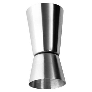 Imagem de Dosador Duplo De Bebidas Medidor Coquetel Inox Bartender - Clink