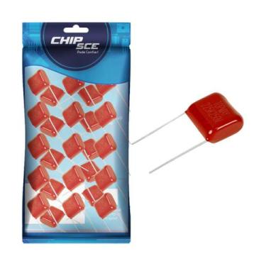 Imagem de 25x Capacitor De Corte De Frequência Tweeter 2m2 25 Unidades - CHIPSCE
